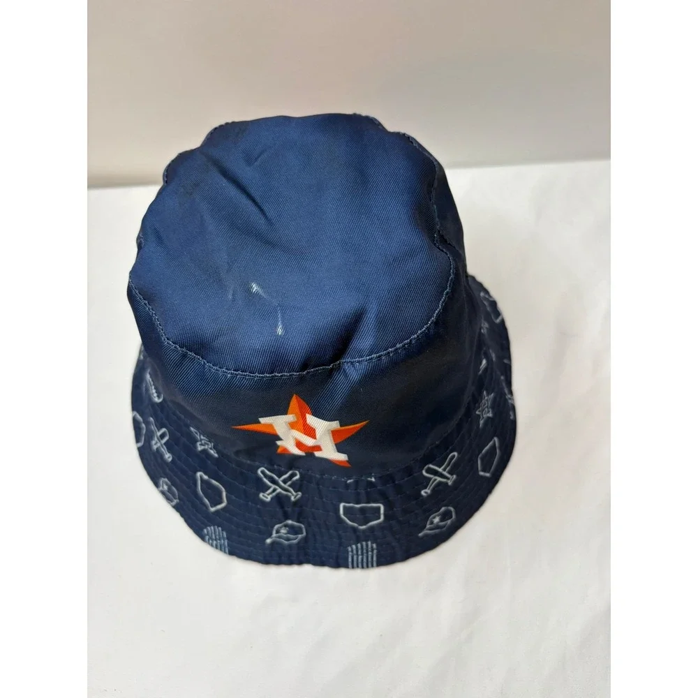 Houston Astros Buddies‎ Club Kids Reversible Bucket Hat Navy Orange HEB MLB